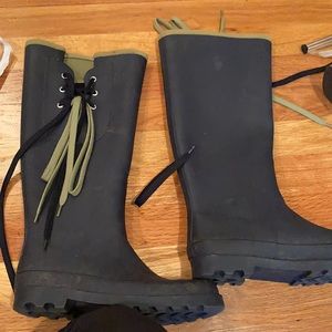 J crew rain boots